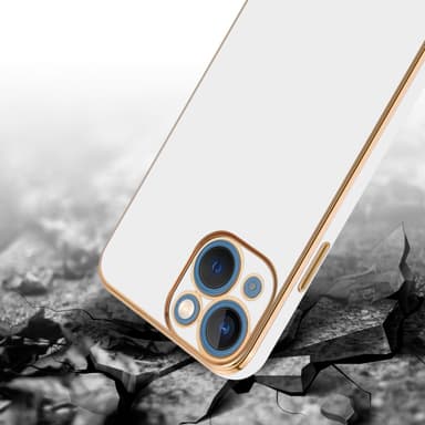 iPhone 13 MINI Suojakuori Case Cover (Valkoinen)