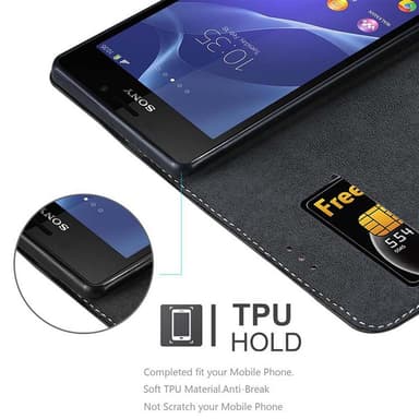 Sony Xperia M2 / M2 AQUA Suojakuori Case (Musta)
