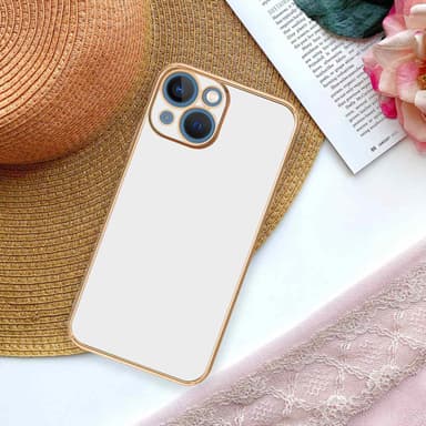 iPhone 13 MINI Suojakuori Case Cover (Valkoinen)