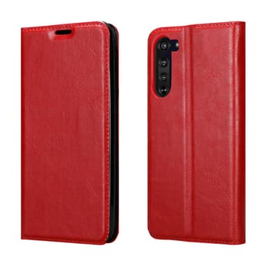 Motorola EDGE Suojakuori Lompakkokotelo (Punainen)