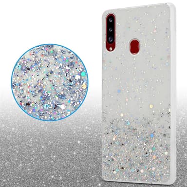 Samsung Galaxy A20s Suojakuori Kotelo (Läpinäkyvä)
