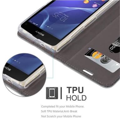 Sony Xperia Z1 COMPACT Suojakuori Lompakkokotelo