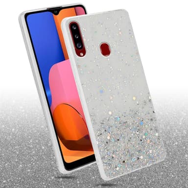 Samsung Galaxy A20s Suojakuori Kotelo (Läpinäkyvä)