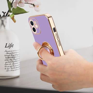 iPhone 12 Suojakuori Kotelo (Violetti)