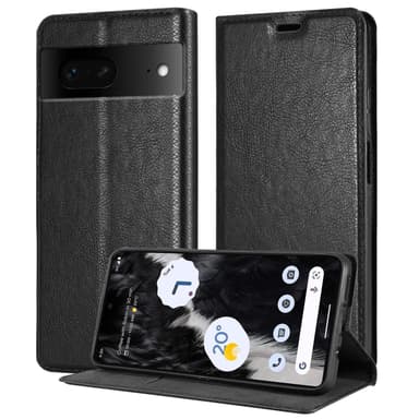 Google PIXEL 7 Suojakuori Lompakkokotelo (Musta)