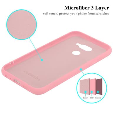 LG K40S Suojakuori Kotelo Case (Vaaleanpunainen)