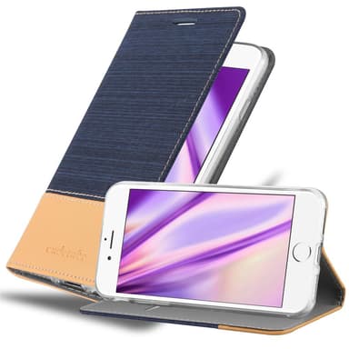 iPhone 6 / 6S Suojakuori Lompakkokotelo (Sininen)