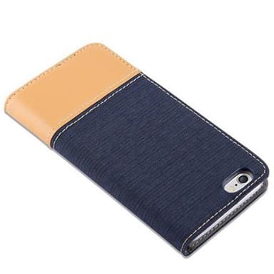 iPhone 6 / 6S Suojakuori Lompakkokotelo (Sininen)