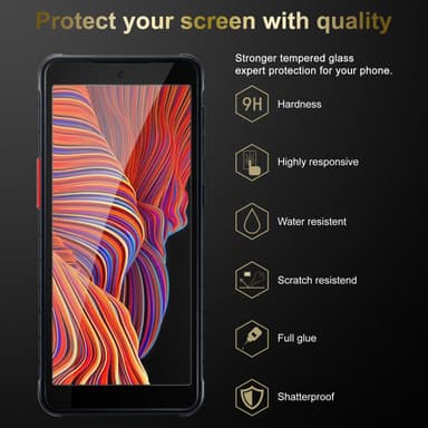 Samsung Galaxy XCover 5 Suojakalvo Karkaistu lasi