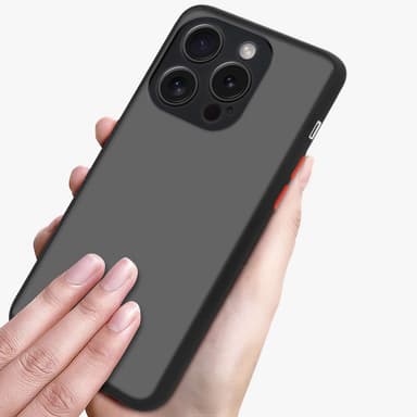 iPhone 15 PRO MAX Suojakuori Kotelo (Musta)