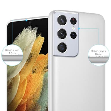 Samsung Galaxy S22 ULTRA Suojakuori Kotelo (Hopea)