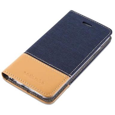 iPhone 6 / 6S Suojakuori Lompakkokotelo (Sininen)