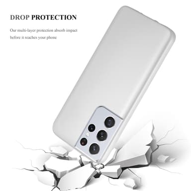 Samsung Galaxy S22 ULTRA Suojakuori Kotelo (Hopea)