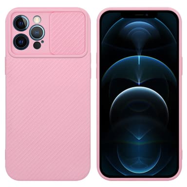 iPhone 12 PRO MAX Suojakuori Kotelo (Vaaleanpunainen)