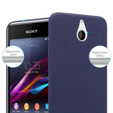 Sony Xperia E1 Suojakuori Kotelo Case (Sininen)
