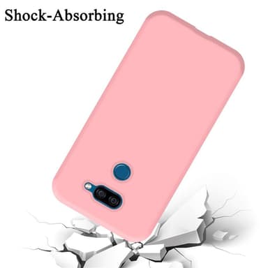 LG K40S Suojakuori Kotelo Case (Vaaleanpunainen)