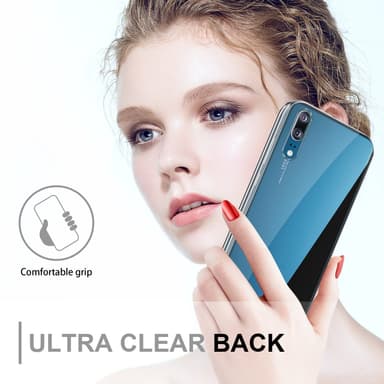 Huawei P20 Suojakuori Case Cover (Läpinäkyvä)