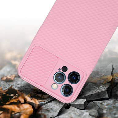 iPhone 12 PRO MAX Suojakuori Kotelo (Vaaleanpunainen)
