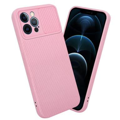 iPhone 12 PRO MAX Suojakuori Kotelo (Vaaleanpunainen)