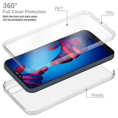 Huawei P20 Suojakuori Case Cover (Läpinäkyvä)