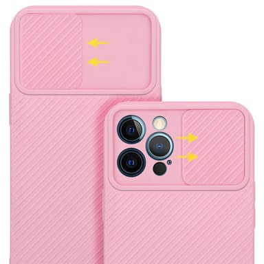 iPhone 12 PRO MAX Suojakuori Kotelo (Vaaleanpunainen)