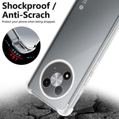 ZTE Blade A73 5G Suojakuori Kotelo (Läpinäkyvä)