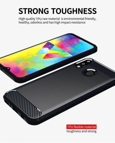 Suojakuori Samsung Galaxy A10e / A20e Kotelo (Musta)