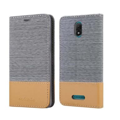 WIKO JERRY 3 Suojakuori Lompakkokotelo (harmaa)