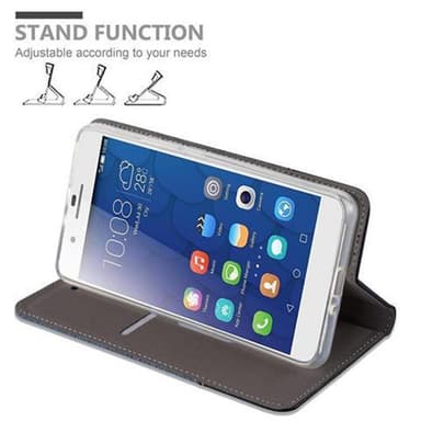 Honor 6 PLUS Suojakuori Lompakkokotelo (Sininen)