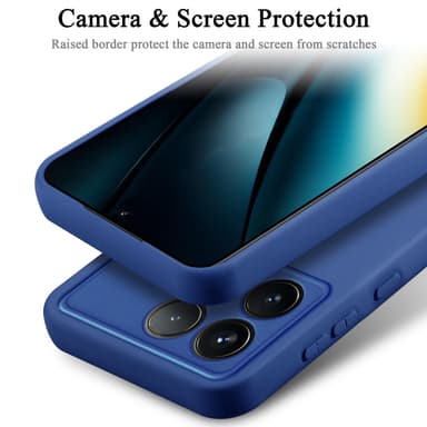 Xiaomi Poco F6 Pro Suojakuori Kotelo (Sininen)