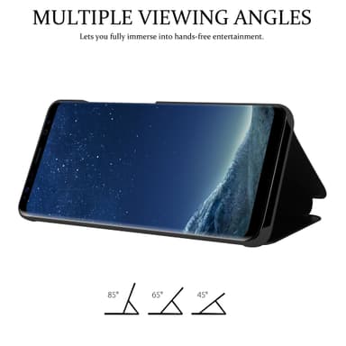 Suojakuori Samsung Galaxy S8 Lompakkokotelo (Musta)