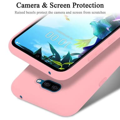 LG K40S Suojakuori Kotelo Case (Vaaleanpunainen)
