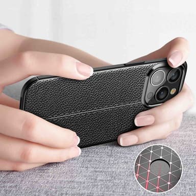 iPhone 13 PRO Suojakuori Case Cover (Musta)