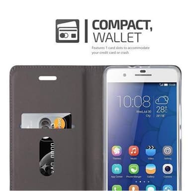 Honor 6 PLUS Suojakuori Lompakkokotelo (Sininen)
