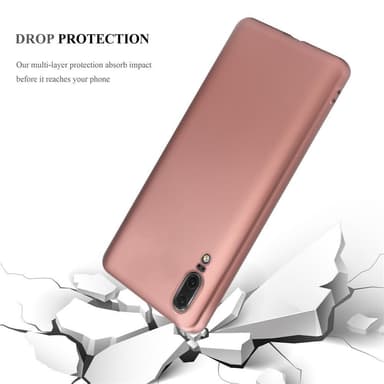 Huawei P20 Suojakuori Kotelo (Vaaleanpunainen)