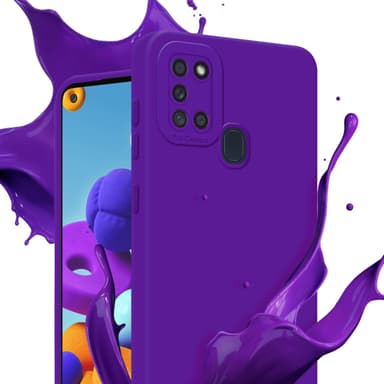 Samsung Galaxy A21s Suojakuori Kotelo (Violetti)