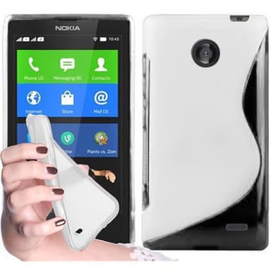 Nokia X Suojakuori Cover (Läpinäkyvä)