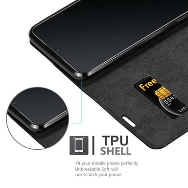 Vivo V11 / V11 PRO Suojakuori Lompakkokotelo (Musta)