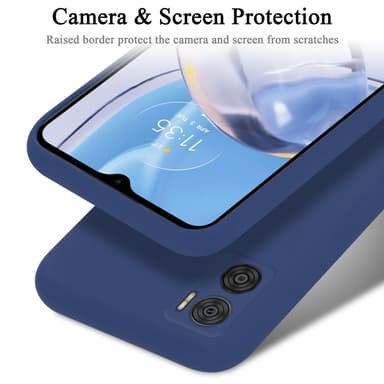 Motorola MOTO E22 / E22i Suojakuori Kotelo (Sininen)
