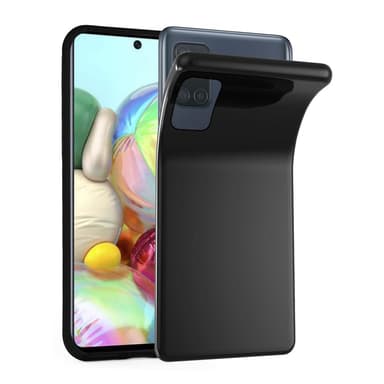 Samsung Galaxy A71 4G Suojakuori Kotelo (Musta)