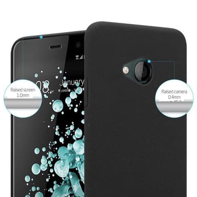 HTC U PLAY Suojakuori Kotelo Case (Musta)