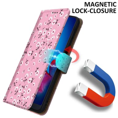 Huawei P20 Suojakuori Lompakkokotelo (Vaaleanpunainen)