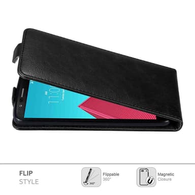 LG G4 / G4 PLUS Suojakuori Lompakkokotelo (Musta)