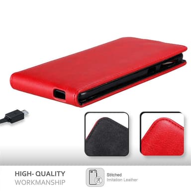 HTC Desire 820 Suojakuori Lompakkokotelo (Punainen)