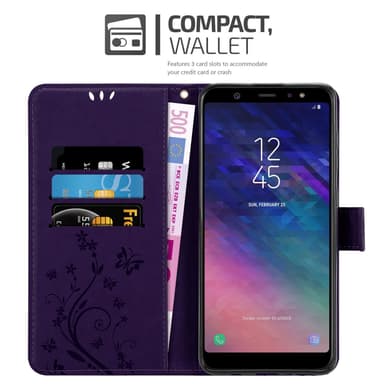 Samsung Galaxy A6 PLUS 2018 Suojakuori Lompakkokotelo
