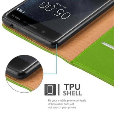 Nokia 5 2017 Suojakuori Lompakkokotelo Case Cover