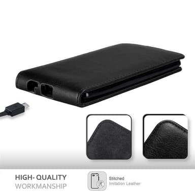 LG G4 / G4 PLUS Suojakuori Lompakkokotelo (Musta)