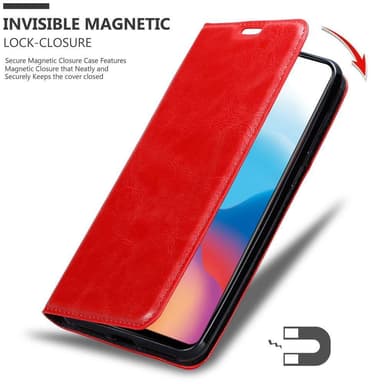 Vivo X21 Suojakuori Lompakkokotelo (Punainen)