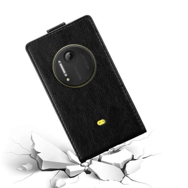Nokia Lumia 1020 Suojakuori Lompakkokotelo (Musta)