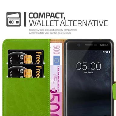Nokia 5 2017 Suojakuori Lompakkokotelo Case Cover